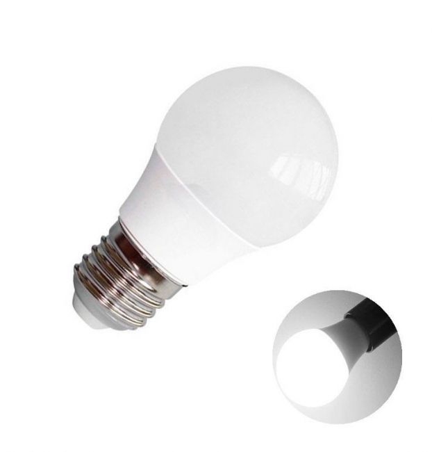 LAMPADA LED BOLINHA 4W BRANCO FRIO 6500K