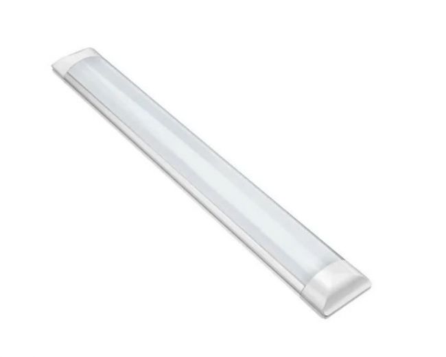 LUMINARIA SLIM LED 36W 120CM BRANCO FRIO 6500K BIVOLT