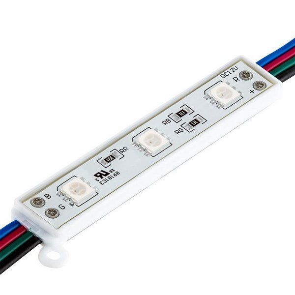 MODULO LED 12V RESINADO 5050 RGB SMD 3 LED 0,75W IP65