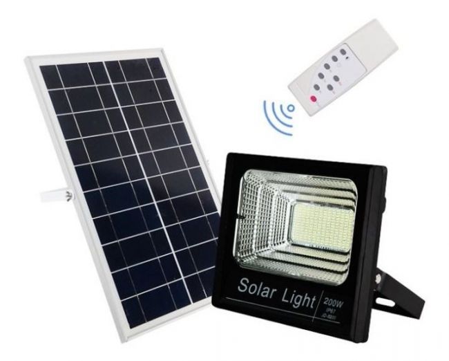 REFLETOR SOLAR 200W BRANCO FRIO 6500K