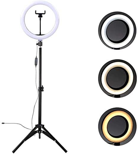 RING LIGHT LED 10" 2700-5500K COM TRIPE