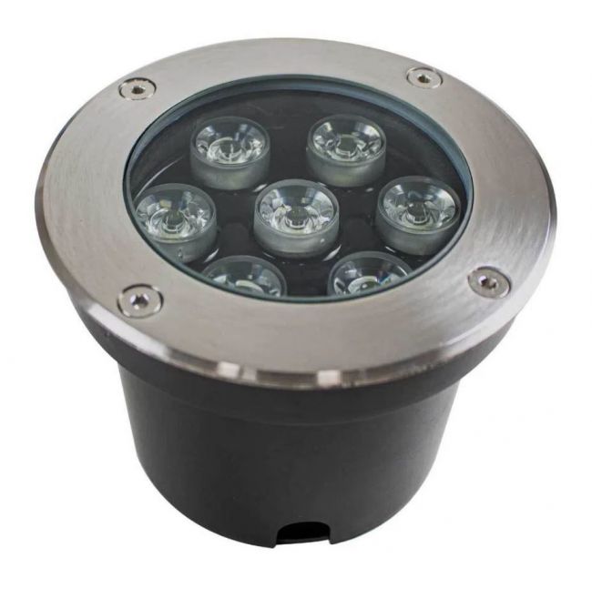 SPOT BALIZADOR LED 7W A PROVA D’AGUA PARA CHÃO 3000K