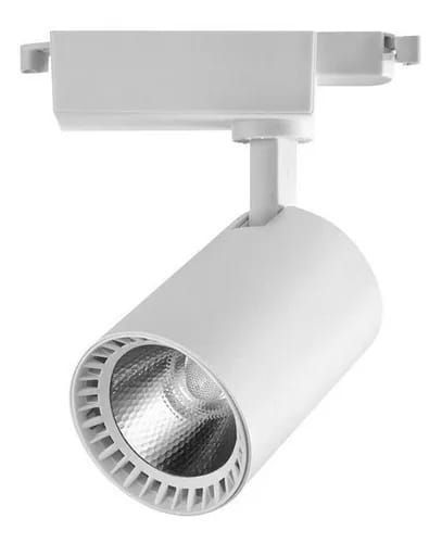 SPOT DE TRILHO BRANCO 10W BRANCO FRIO