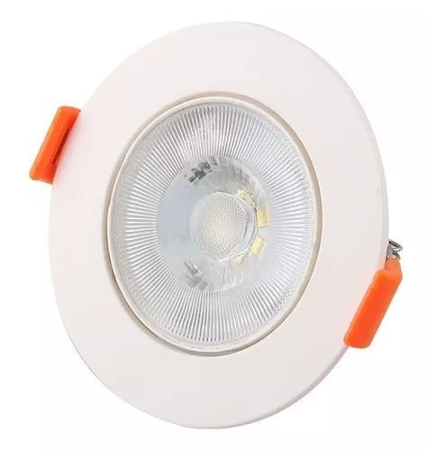 SPOT REDONDO 3W SMD BRANCO QUENTE BIVOLT